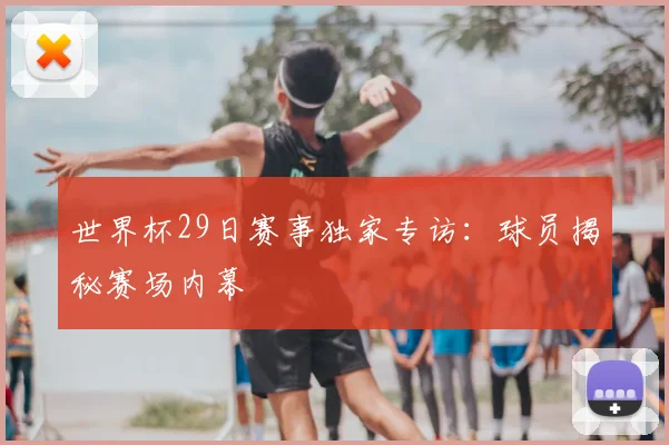 世界杯29日赛事独家专访:球员揭秘赛场内幕