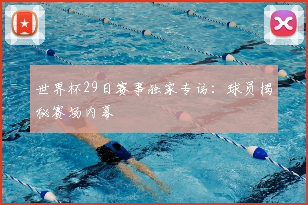 世界杯29日赛事独家专访:球员揭秘赛场内幕